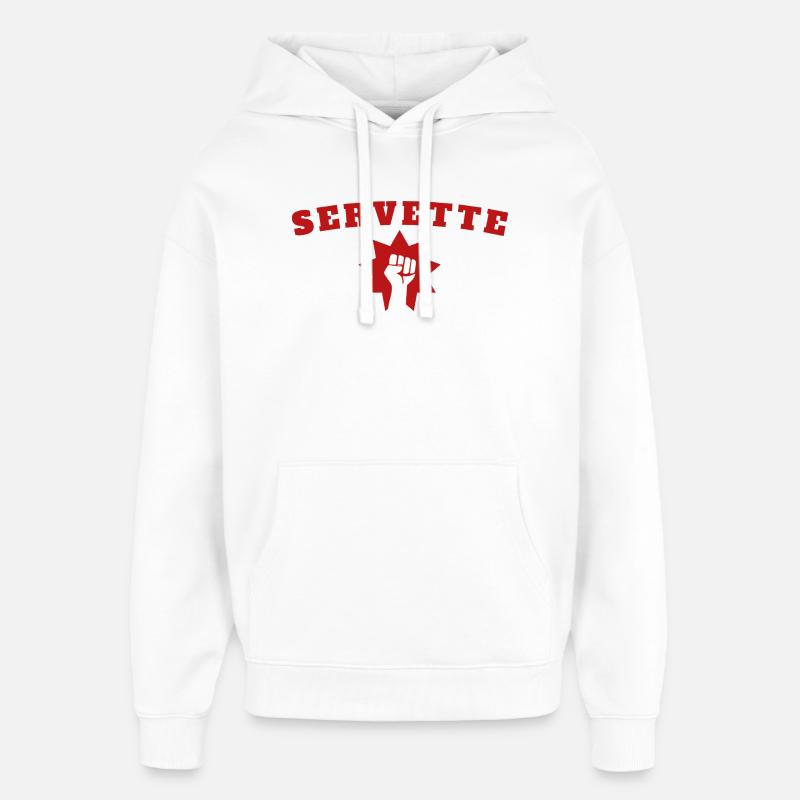 Servette - Sweat à capuche unisexe Stanley/Stella Oversized - blanc
