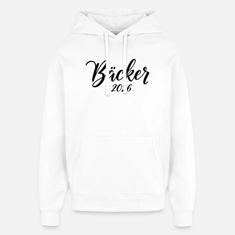 Boulanger 2026 – Design artisanal - Sweat à capuche unisexe Stanley/Stella Oversized - blanc