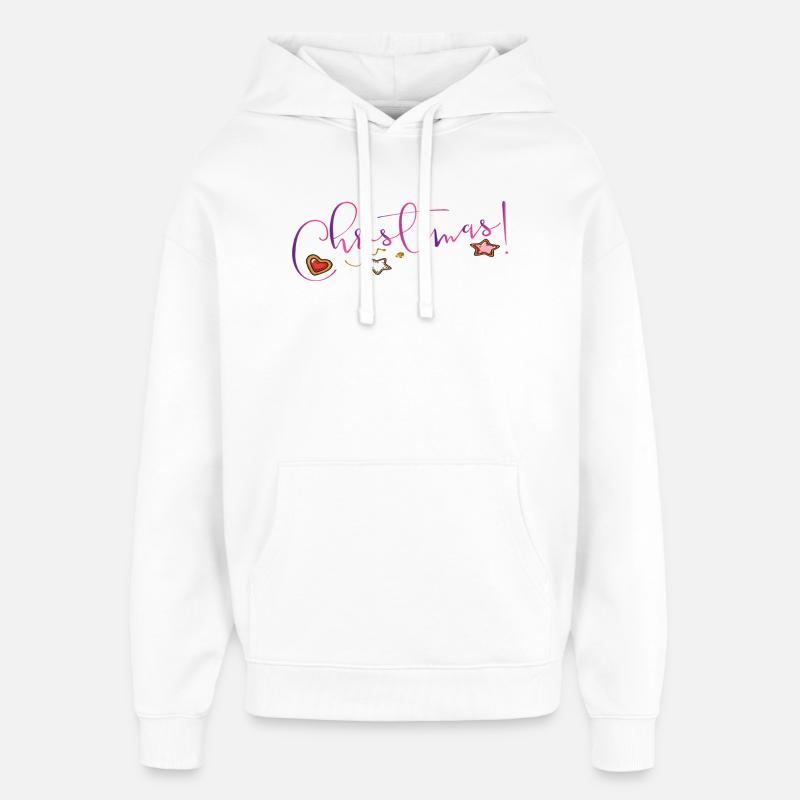 Noël - Sweat à capuche unisexe Stanley/Stella Oversized - blanc