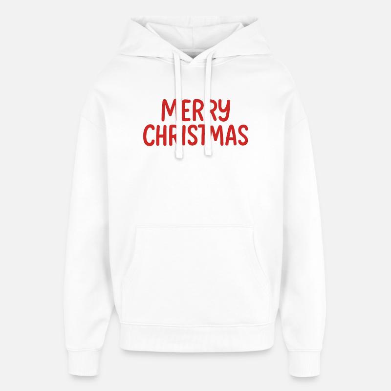 Joyeux Noël - Sweat à capuche unisexe Stanley/Stella Oversized - blanc