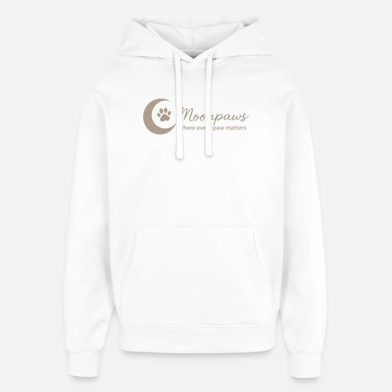 880F2EEF-BC7B-4AFD-84AB-2FC4A8ACD1C5 - Sweat à capuche unisexe Stanley/Stella Oversized - blanc