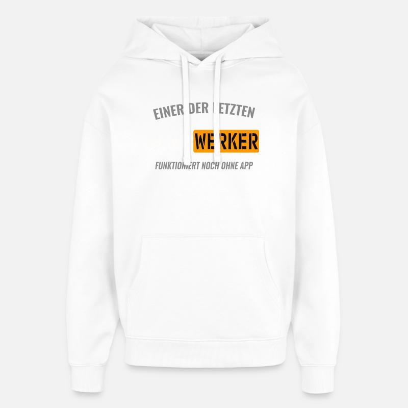 L’un des derniers artisans - Sweat à capuche unisexe Stanley/Stella Oversized - blanc