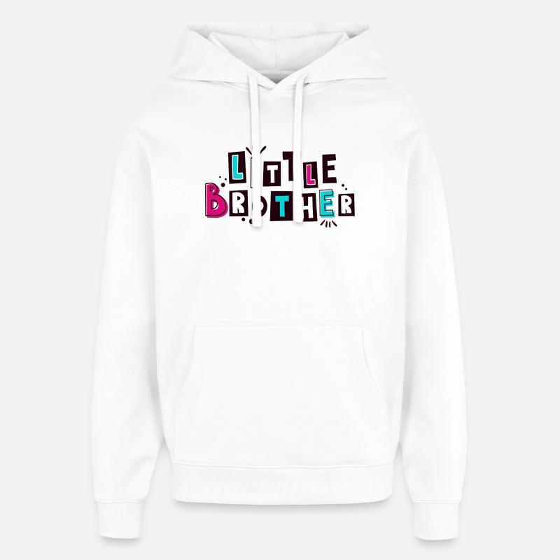 frère cadet - Sweat à capuche unisexe Stanley/Stella Oversized - blanc