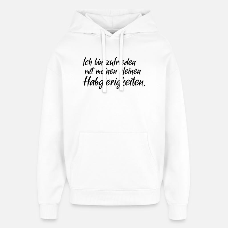 Avidité - Sweat à capuche unisexe Stanley/Stella Oversized - blanc