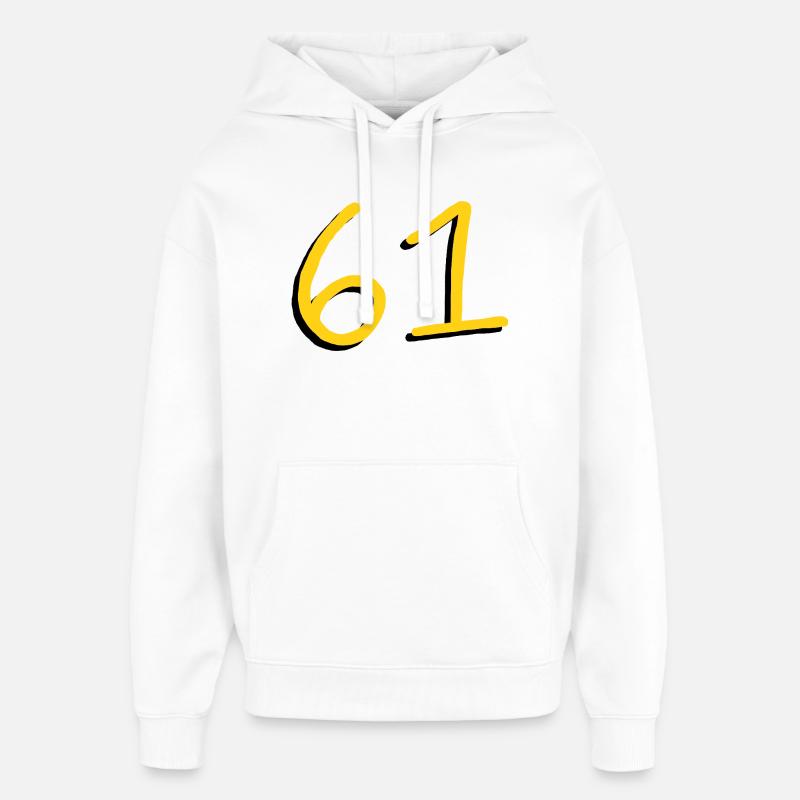 61 - Sweat à capuche unisexe Stanley/Stella Oversized - blanc