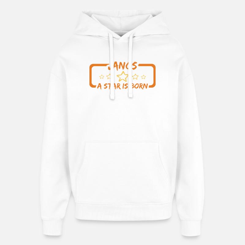 Janos Janos - Sweat à capuche unisexe Stanley/Stella Oversized - blanc