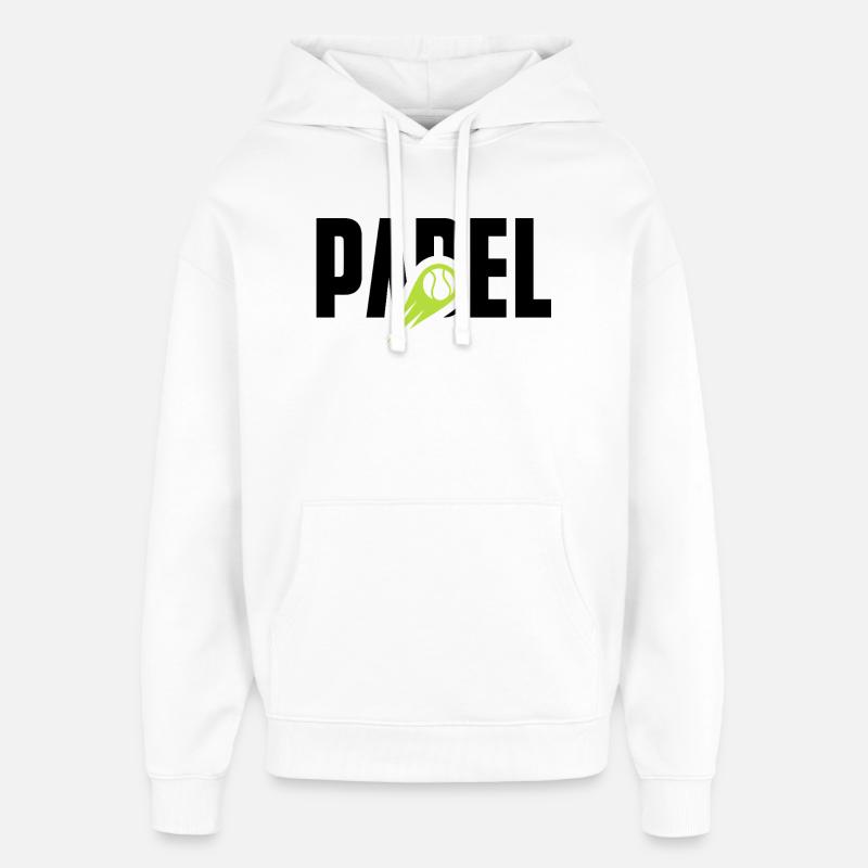 Padel - Sweat à capuche unisexe Stanley/Stella Oversized - blanc