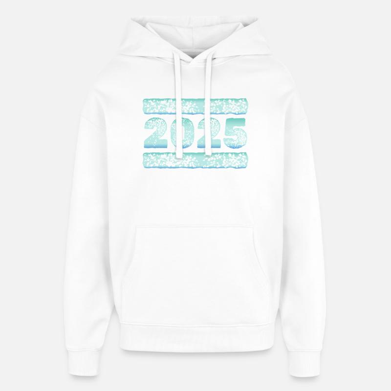 Eiskalt 2025 - Sweat à capuche unisexe Stanley/Stella Oversized - blanc