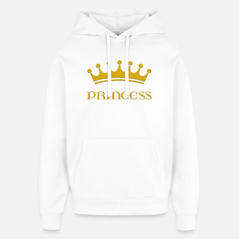 Princesse - Sweat à capuche unisexe Stanley/Stella Oversized - blanc