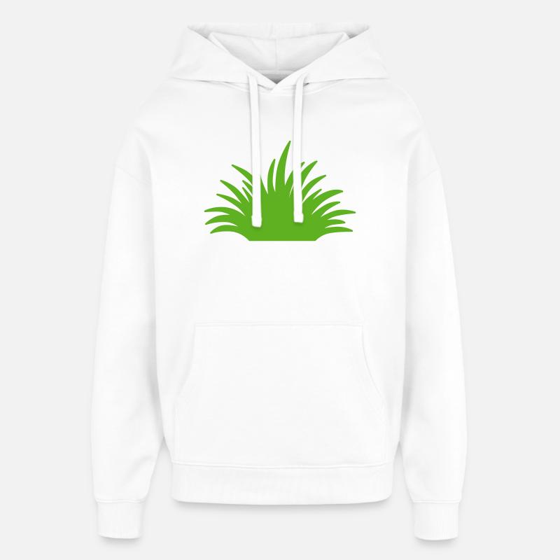 Herbe - Sweat à capuche unisexe Stanley/Stella Oversized - blanc