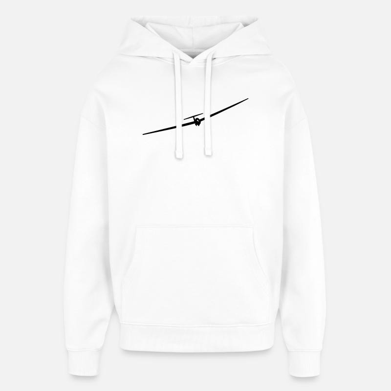 Planeur - Sweat à capuche unisexe Stanley/Stella Oversized - blanc