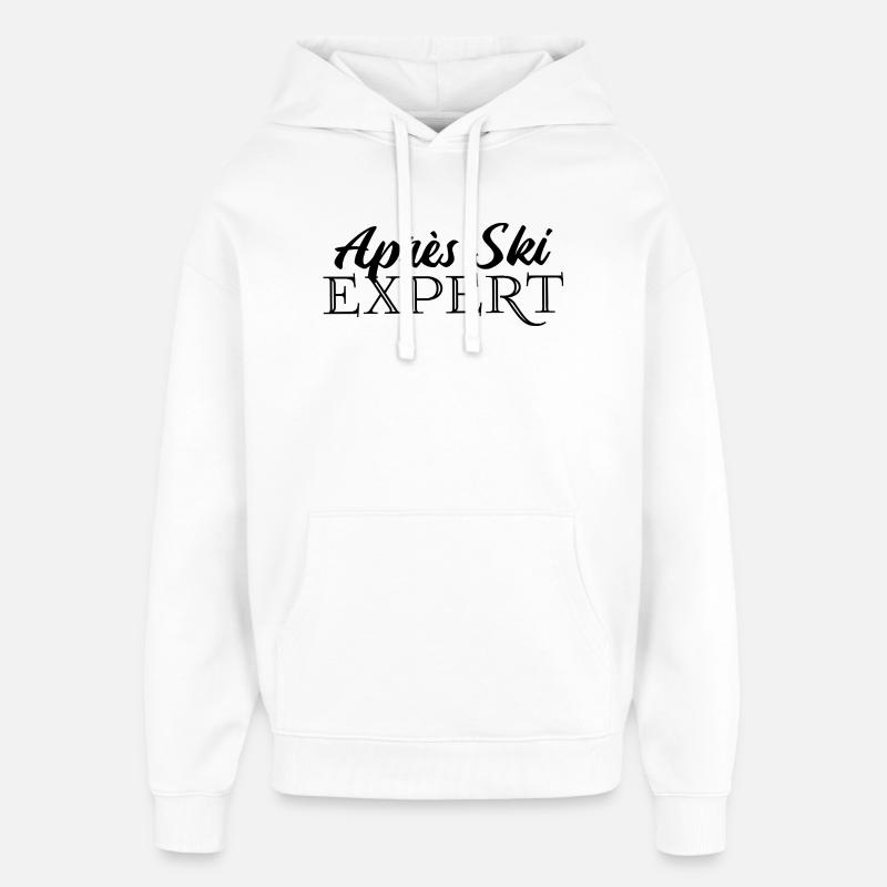 Après Ski Expert – Mode de fête - Sweat à capuche unisexe Stanley/Stella Oversized - blanc