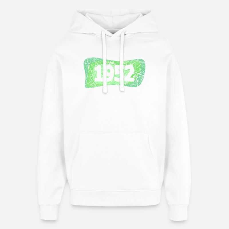 1952 1952 - Sweat à capuche unisexe Stanley/Stella Oversized - blanc