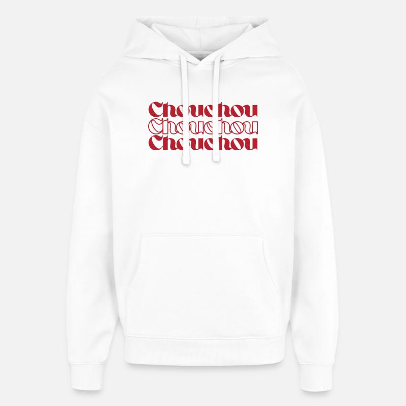 Chouchou chouchou - Sweat à capuche unisexe Stanley/Stella Oversized - blanc