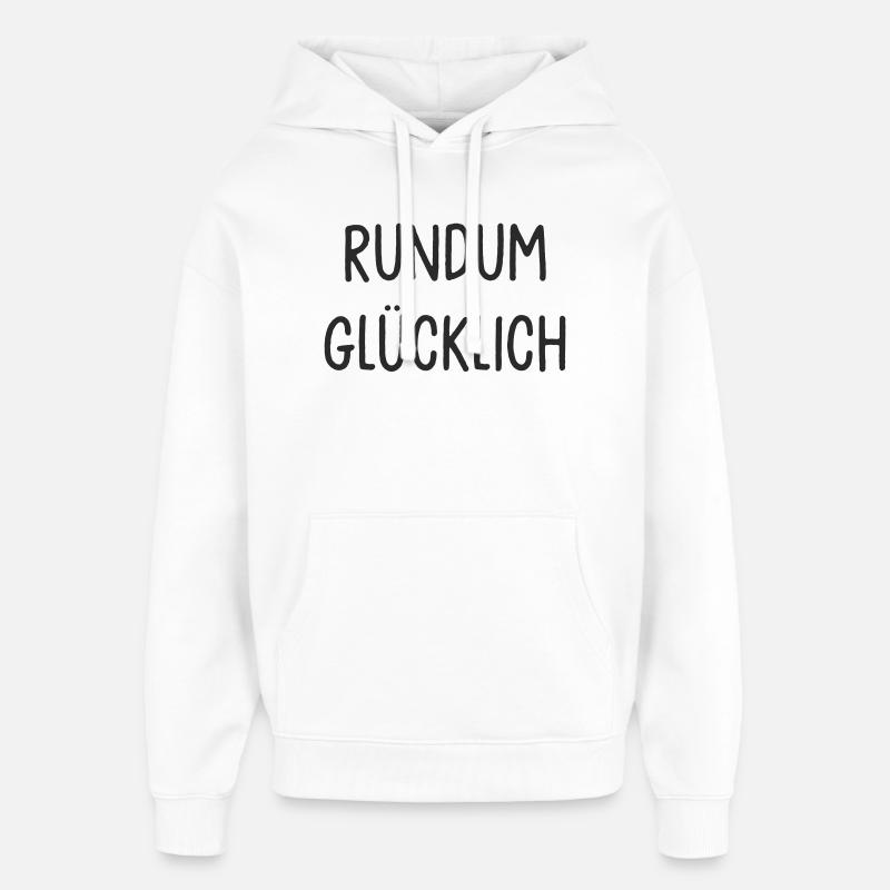 Faute de frappe heureuse en général - Sweat à capuche unisexe Stanley/Stella Oversized - blanc