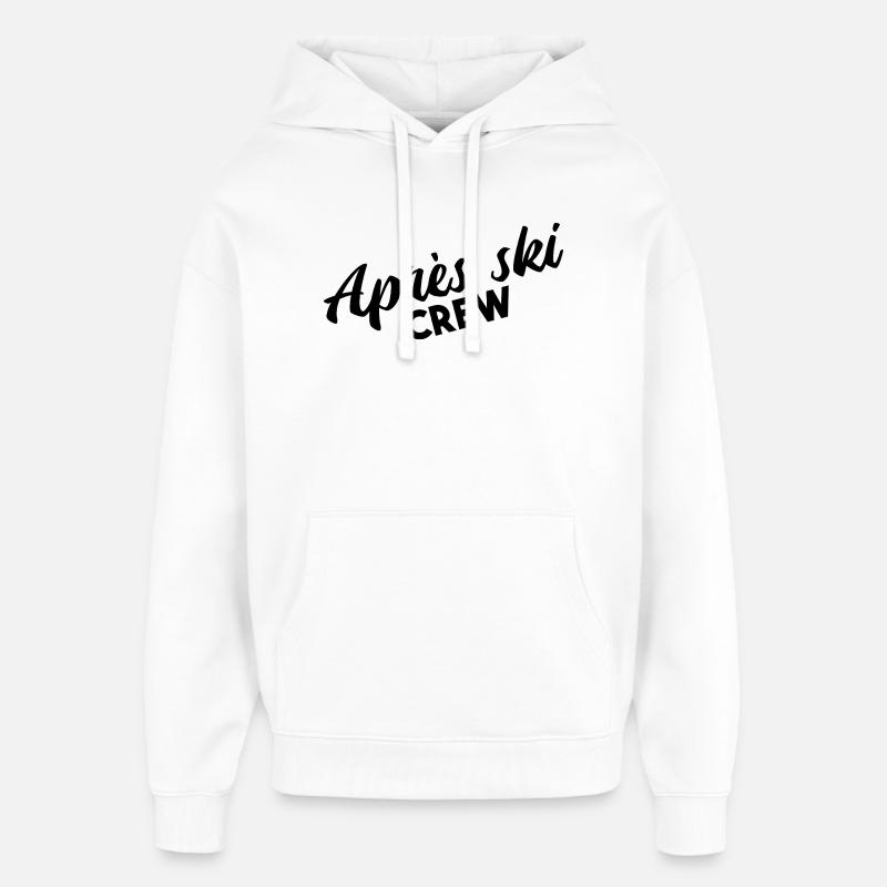 Après Ski Crew Party Vibes - Sweat à capuche unisexe Stanley/Stella Oversized - blanc