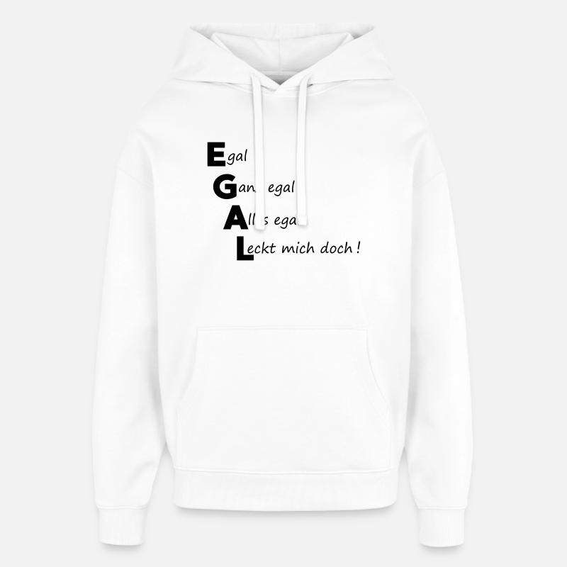 tout de même - Sweat à capuche unisexe Stanley/Stella Oversized - blanc