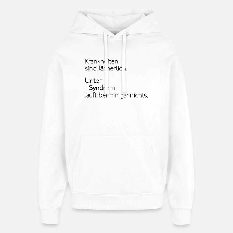 Syndrome - Sweat à capuche unisexe Stanley/Stella Oversized - blanc