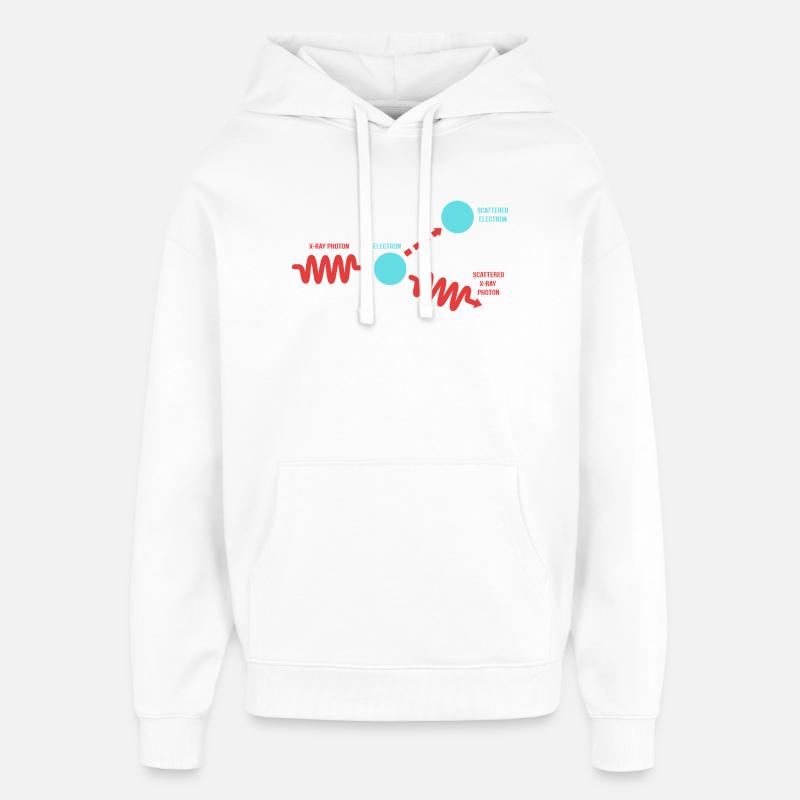Quantenphysik Quantenmechanik Quantensprung - Oversized Unisex Hoodie von Stanley/Stella - Weiß