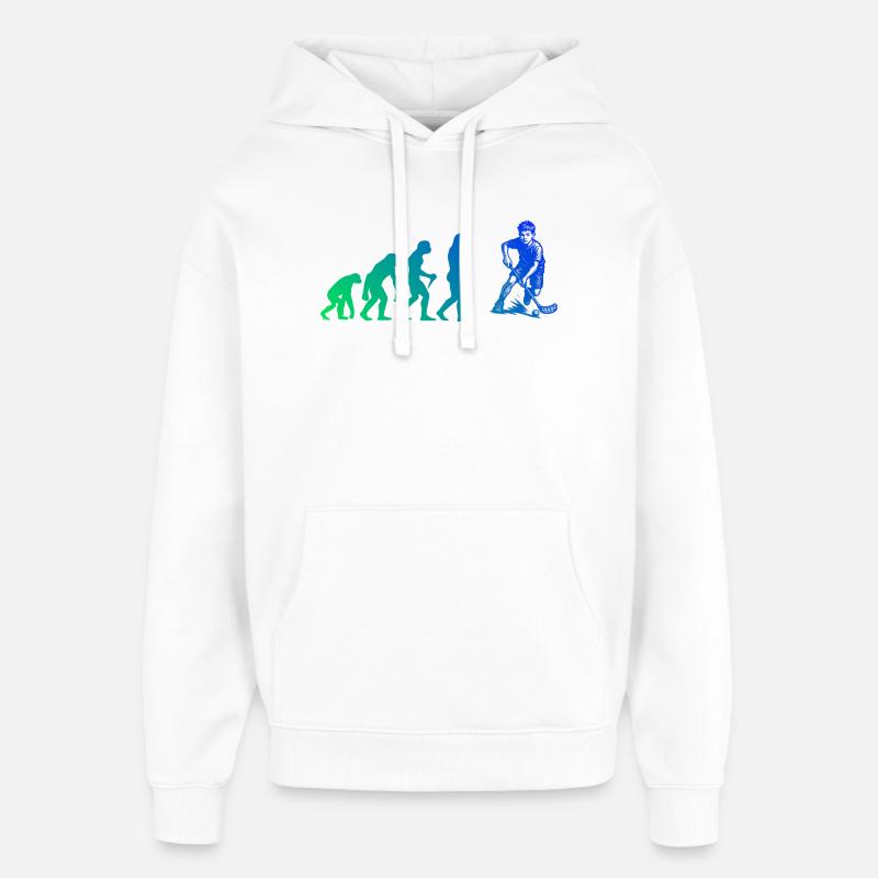 Déclaration pour tout le floorball - Sweat à capuche unisexe Stanley/Stella Oversized - blanc