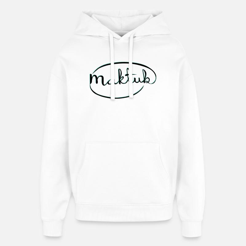 MakeKita Mint Script - Oversized Unisex Hoodie by Stanley/Stella - white