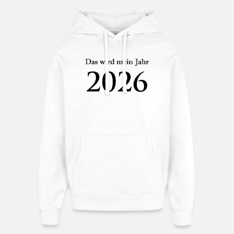 2026 - Sweat à capuche unisexe Stanley/Stella Oversized - blanc