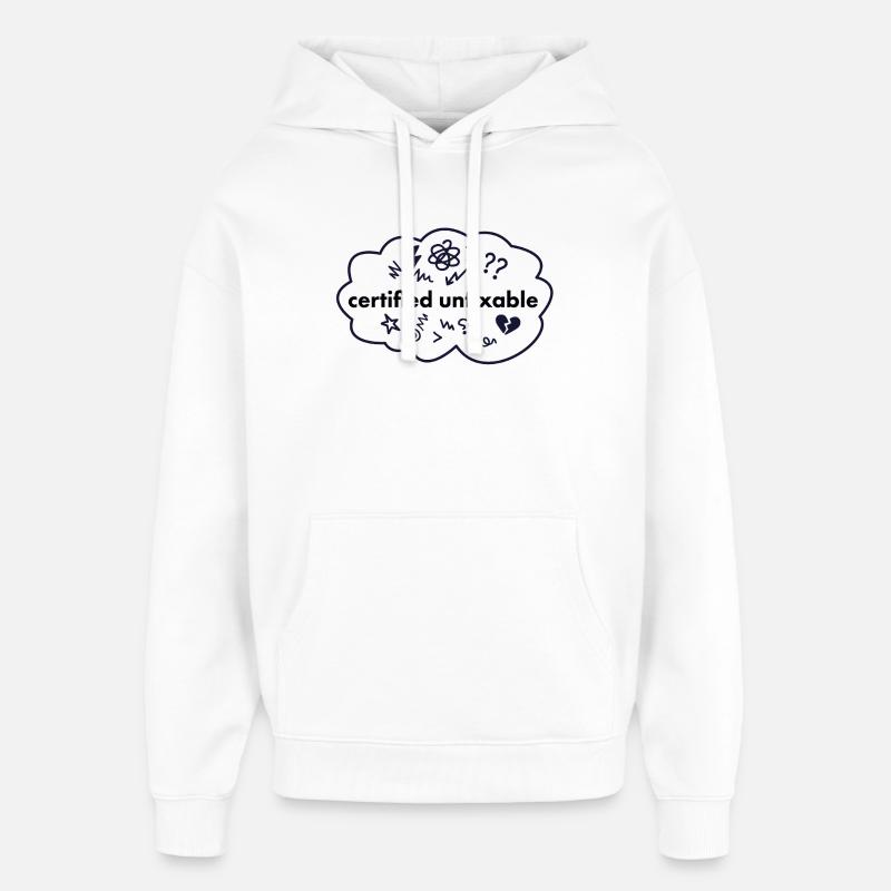 Certifié Inréparable - Sweat à capuche unisexe Stanley/Stella Oversized - blanc