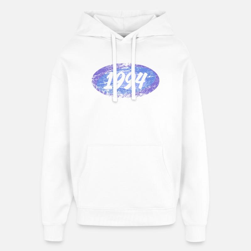 1994 - Sweat à capuche unisexe Stanley/Stella Oversized - blanc