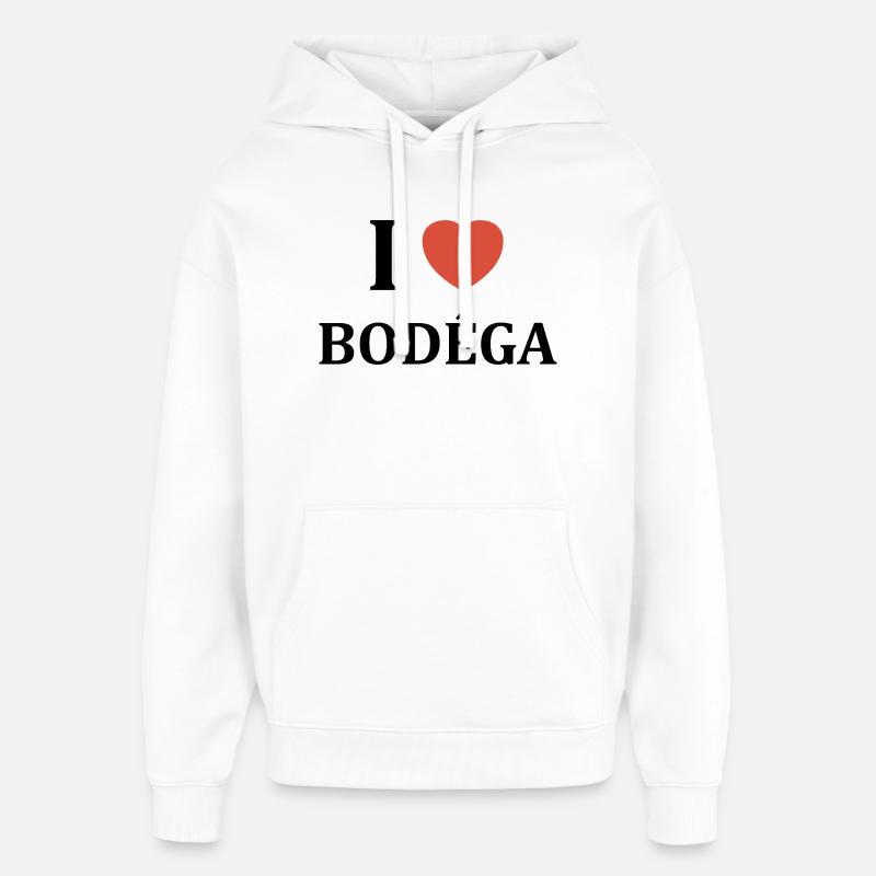 Bodéga - Sweat à capuche unisexe Stanley/Stella Oversized - blanc