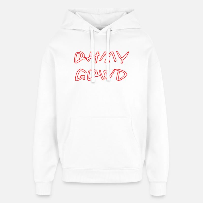 OHMY_GOWD - Sweat à capuche unisexe Stanley/Stella Oversized - blanc