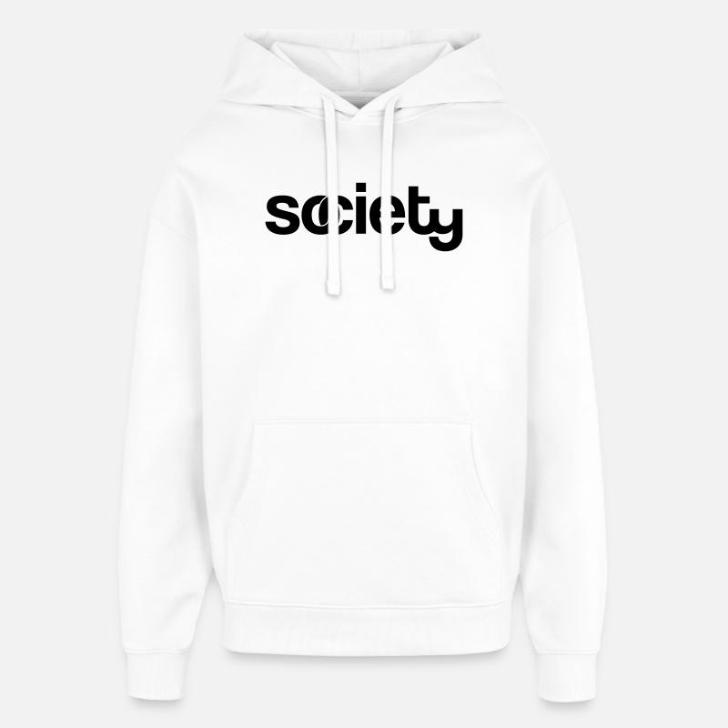 société - Sweat à capuche unisexe Stanley/Stella Oversized - blanc