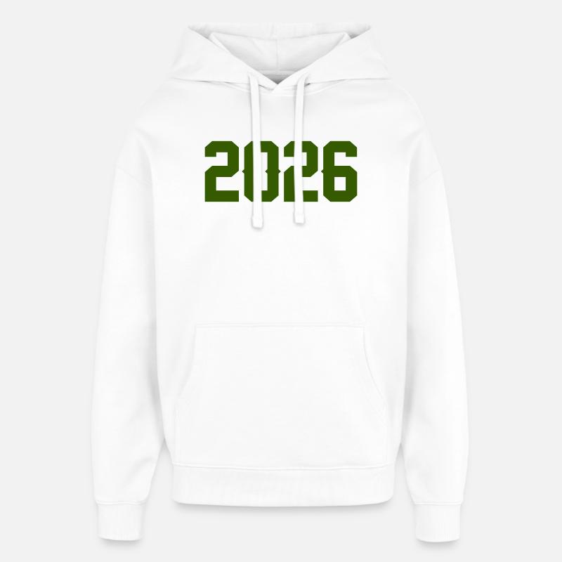 2026 - Sweat à capuche unisexe Stanley/Stella Oversized - blanc