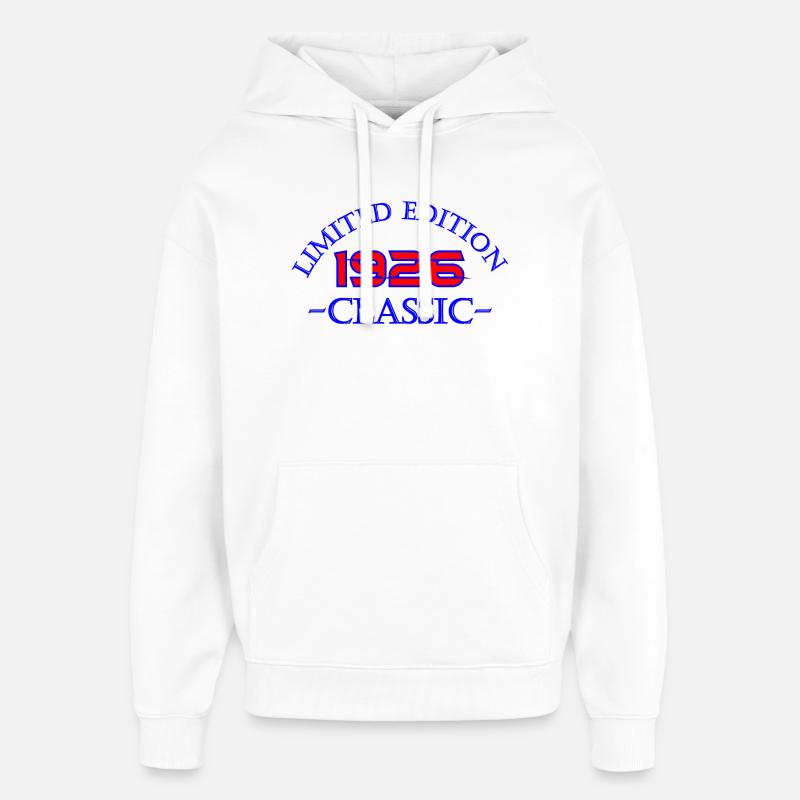 Édition Limitée Classique de 1926 - Sweat à capuche unisexe Stanley/Stella Oversized - blanc