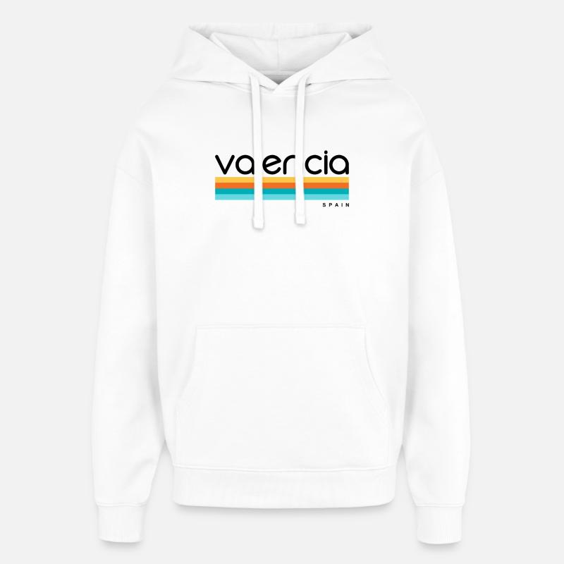 Valencia - Spain - Spanien - Espana - Oversized Unisex Hoodie von Stanley/Stella - Weiß