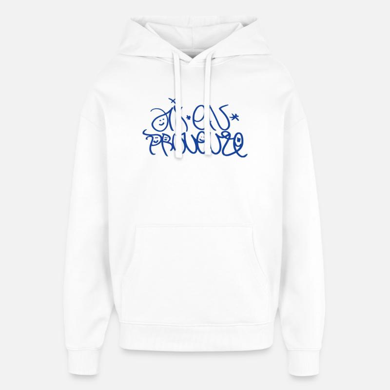 T-shirt Aix-en-Provence en Créatif - Sweat à capuche unisexe Stanley/Stella Oversized - blanc