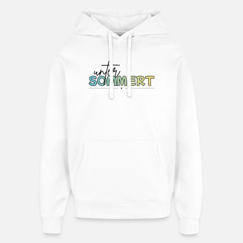 Sous été, vacances, été - Sweat à capuche unisexe Stanley/Stella Oversized - blanc