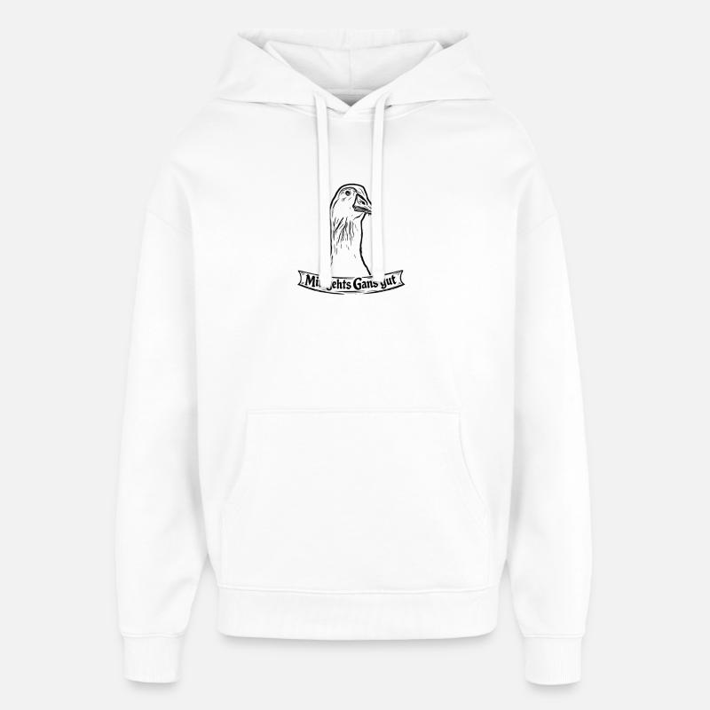 Oie - Sweat à capuche unisexe Stanley/Stella Oversized - blanc