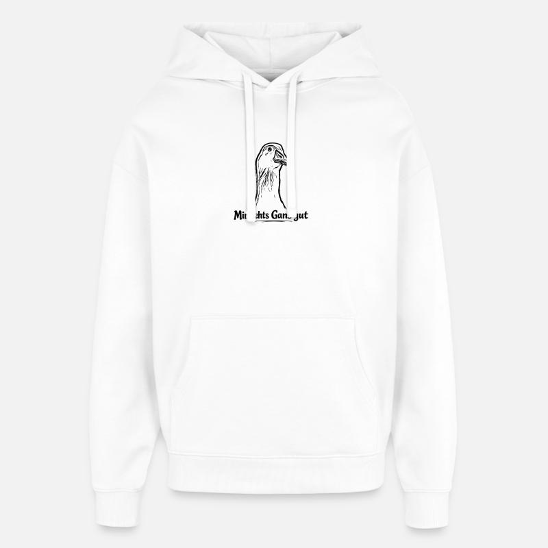 Oie - Sweat à capuche unisexe Stanley/Stella Oversized - blanc
