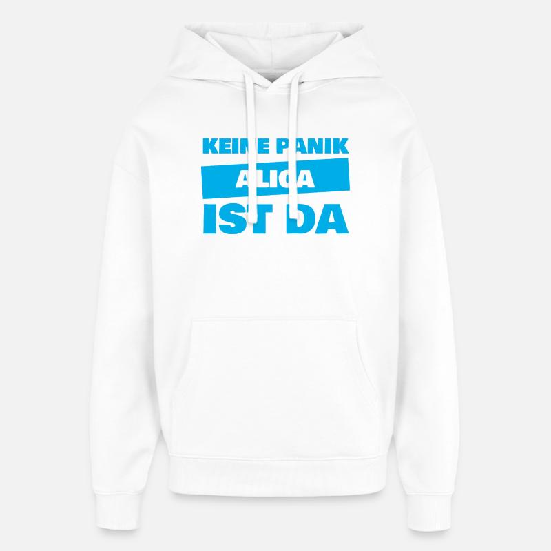 Alica - Sweat à capuche unisexe Stanley/Stella Oversized - blanc