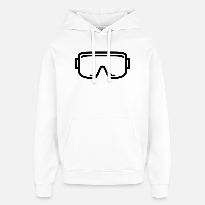 lunettes de sécurité - Sweat à capuche unisexe Stanley/Stella Oversized - blanc
