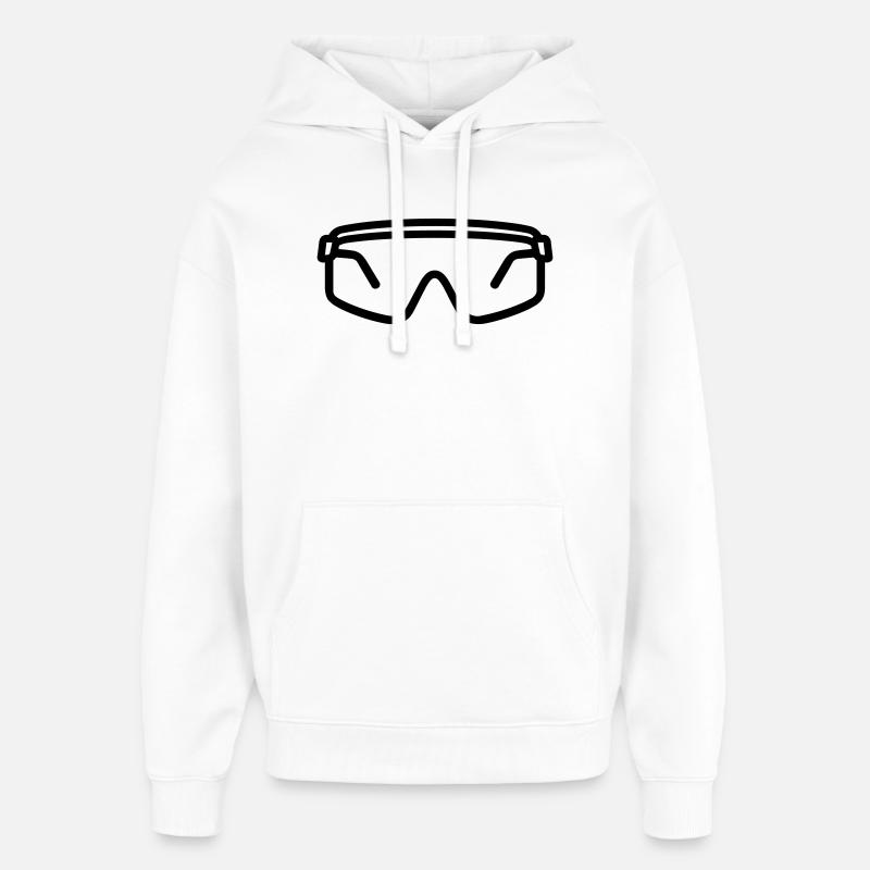 lunettes de sécurité - Sweat à capuche unisexe Stanley/Stella Oversized - blanc
