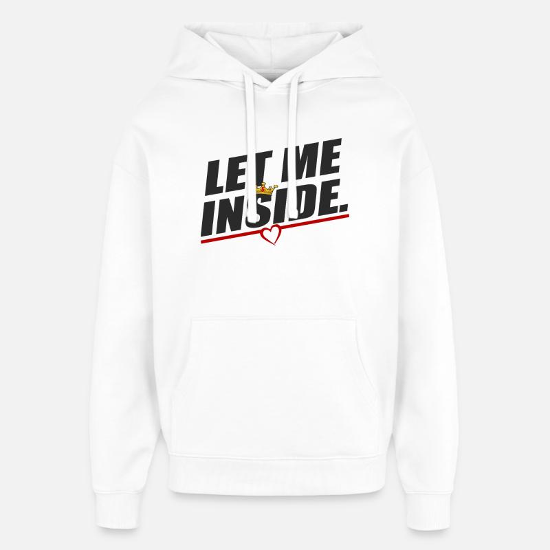 Édition Moineau de la Saint-Valentin - Sweat à capuche unisexe Stanley/Stella Oversized - blanc