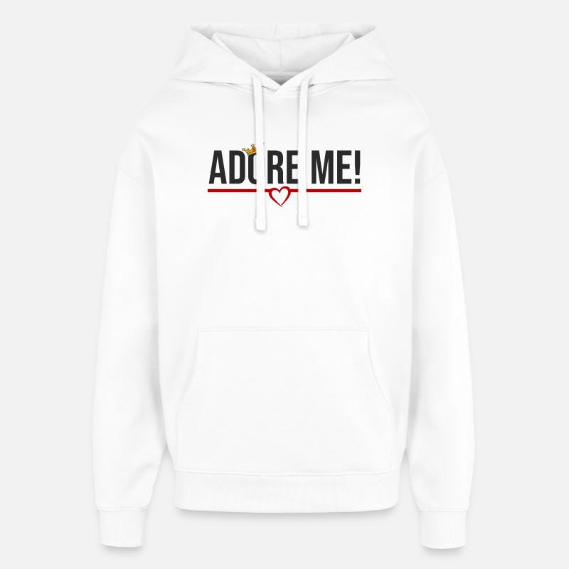 Édition Moineau de la Saint-Valentin - Sweat à capuche unisexe Stanley/Stella Oversized - blanc