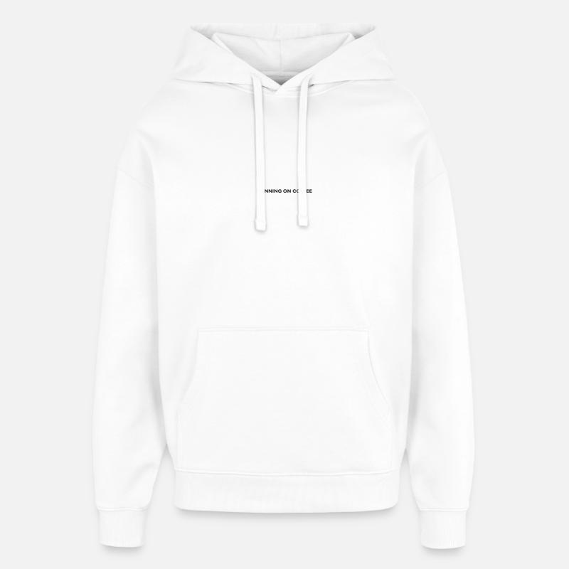 Sauter sur le café - Sweat à capuche unisexe Stanley/Stella Oversized - blanc