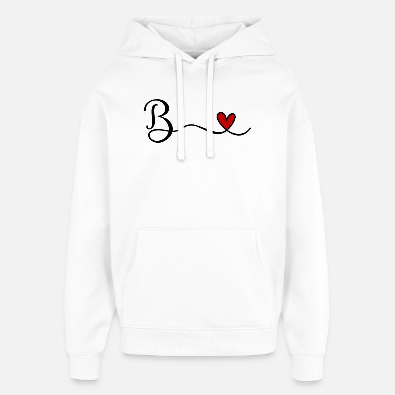 b - Sweat à capuche unisexe Stanley/Stella Oversized - blanc