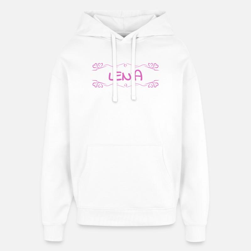 Gift for Lenia - Oversized Unisex Hoodie by Stanley/Stella - white