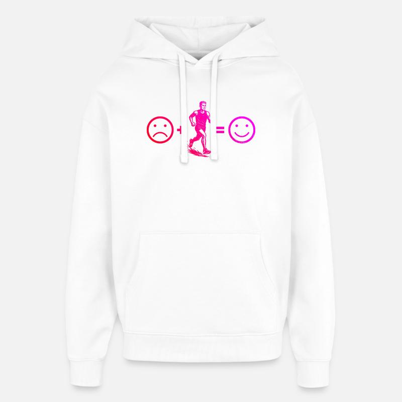 Thème récurrent puriste - Sweat à capuche unisexe Stanley/Stella Oversized - blanc