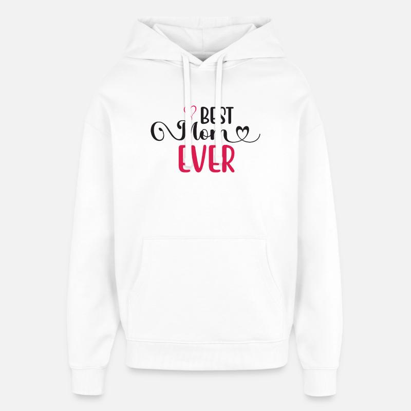 Die beste Mutter aller Zeiten - Oversized Unisex Hoodie von Stanley/Stella - Weiß