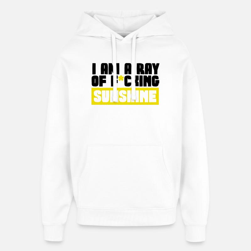 Soleil - Sweat à capuche unisexe Stanley/Stella Oversized - blanc