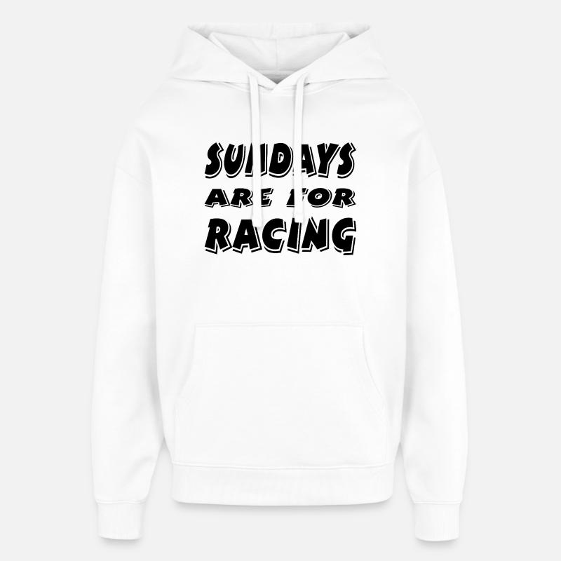 Voiture - Sweat à capuche unisexe Stanley/Stella Oversized - blanc